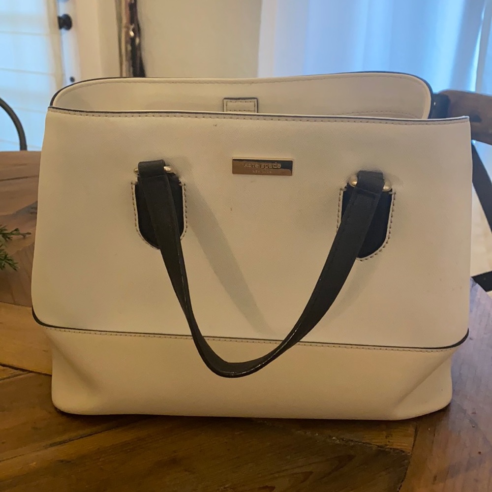 Cream Kate Spade Purse